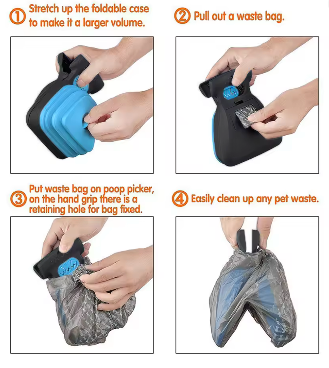 Dog poop scooper