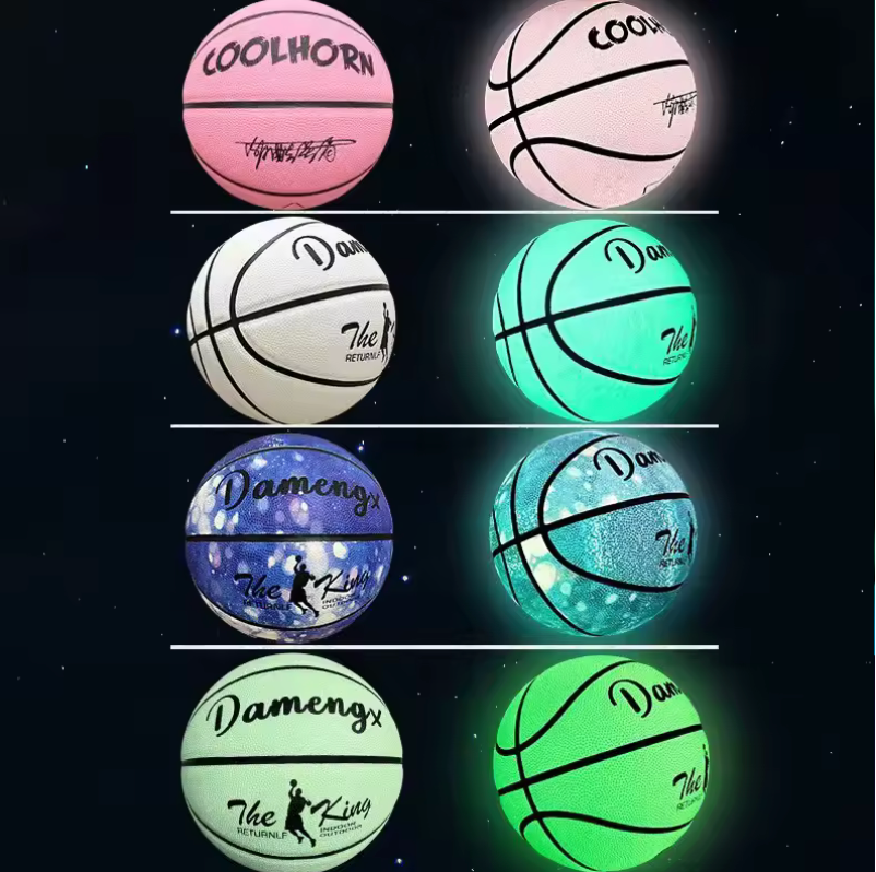 PU Soft Leather Luminous Basketball