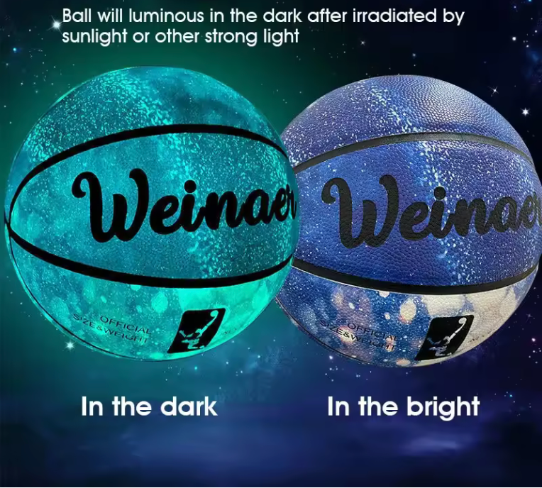 PU Soft Leather Luminous Basketball