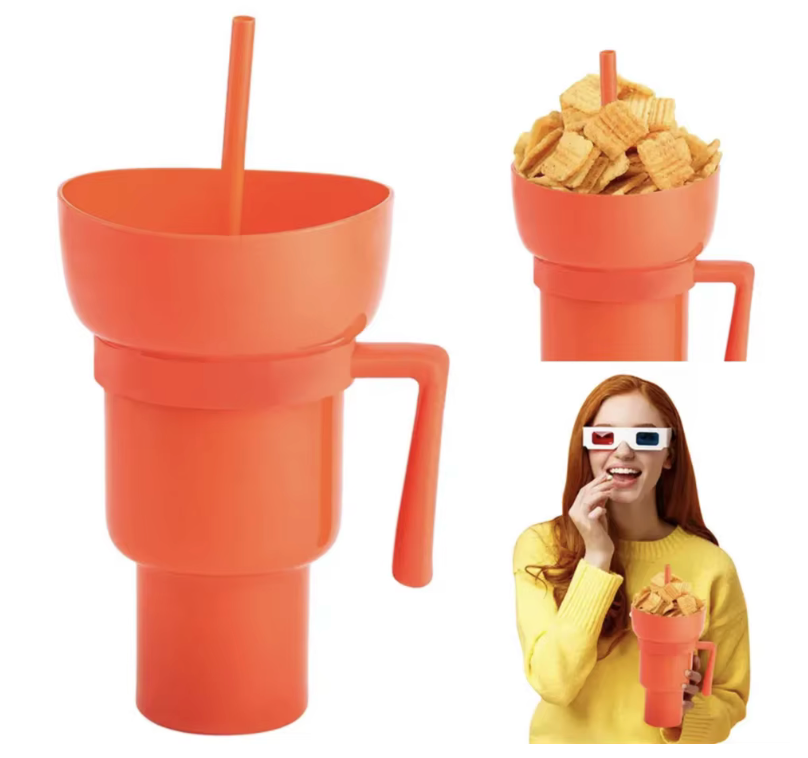 NEW 2 IN 1 Snack Cup