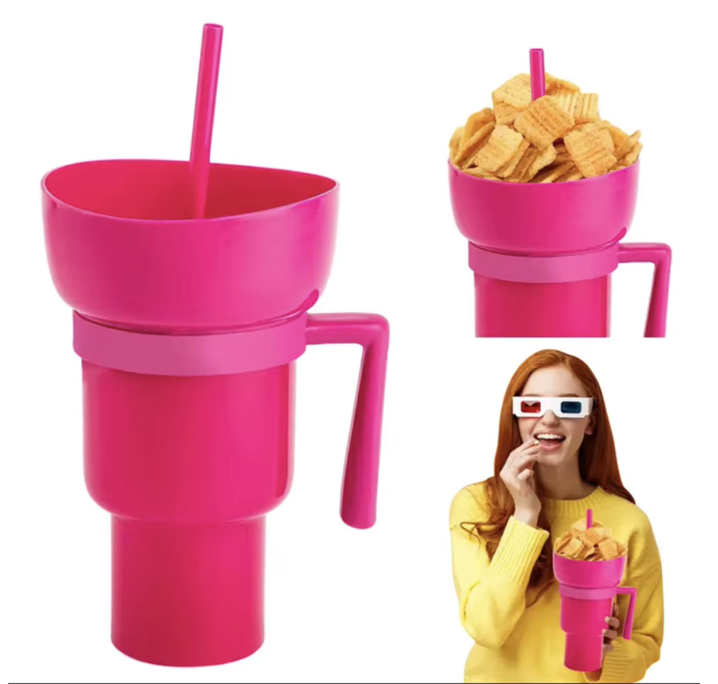 NEW 2 IN 1 Snack Cup