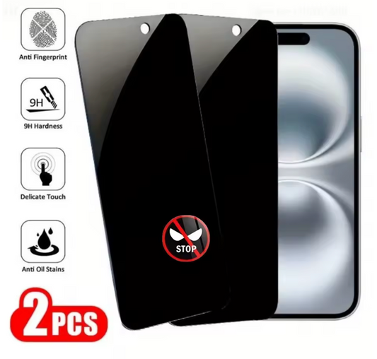 2Pcs Privacy Full Screen Protector for iPhone