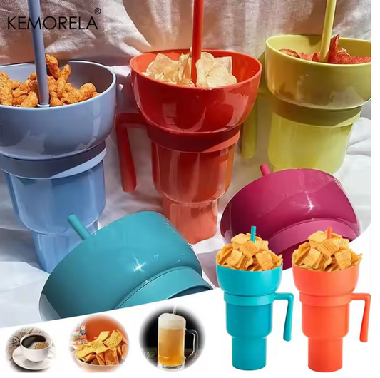 NEW 2 IN 1 Snack Cup