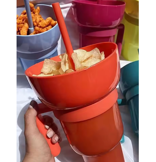 NEW 2 IN 1 Snack Cup